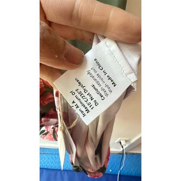 Commense XS Green Floral Maxi Dress Spaghetti Strap Party Cocktail - Picture 6 of 7